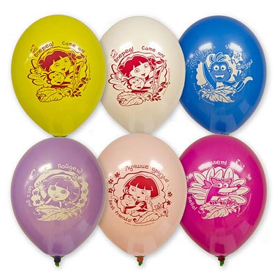 Шары латекс Даша - путешественница