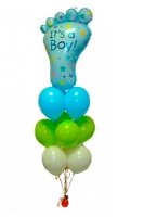 Фонтан из шаров Это Мальчик