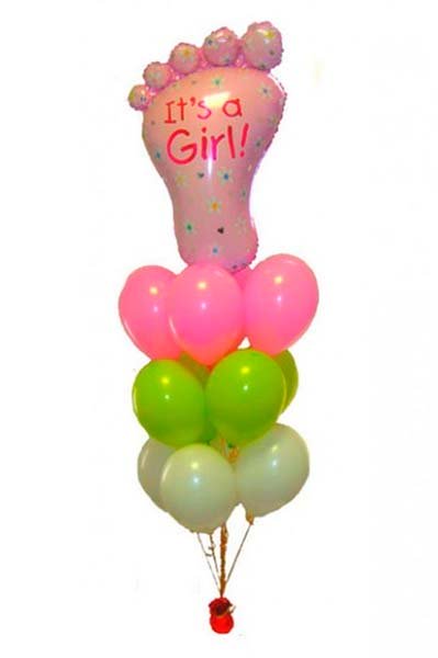 Фонтан из шаров Это Девочка