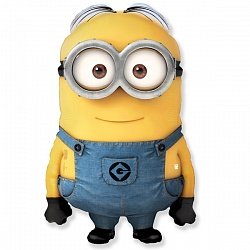 Шар фигура фольга Миньон Дэйв