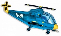 Шар фигура фольга Вертолет