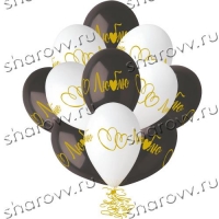 Воздушные шары с гелием Люблю, сердце