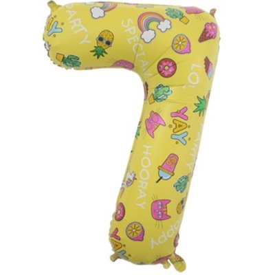 Шар цифра "7" Пати