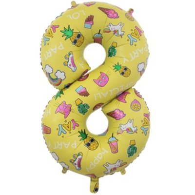 Шар цифра "8" Пати