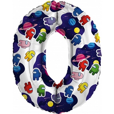 Шар цифра "0" Космонавтики