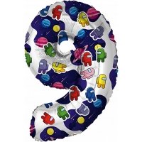 Шар цифра "9" Космонавтики