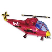 Шарик на палочке "Красный вертолет"