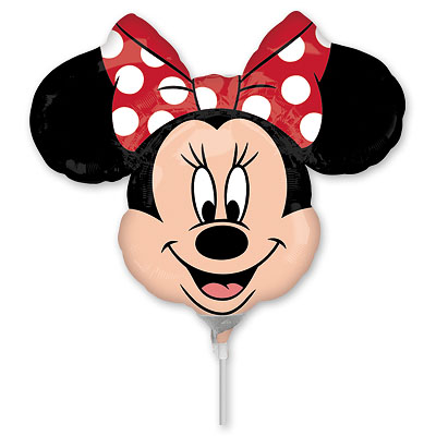 Шар на палочке "Минни"