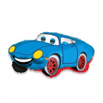 Шар на палочке "Тачка голубая"