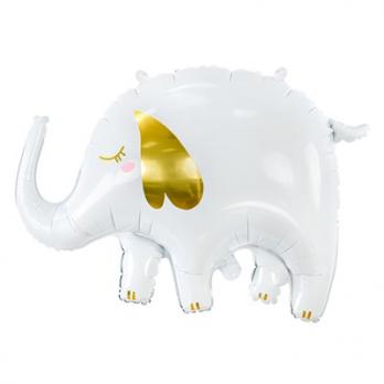 Шар фигура "Слон белый"