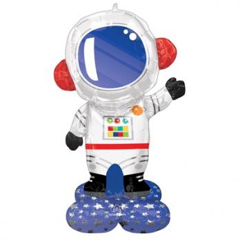 Шар фигура "Космонавт на подставке"