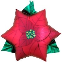 Шар фигура "Рождественский цветок"
