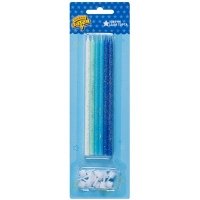 Свечи д/торта Голубой Микс блеск 12шт