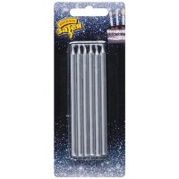 Свечи д/торта Серебряные 12шт