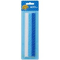 Свечи д/торта Голубой Микс 24шт
