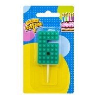 Свеча -цифра "6" Конструктор