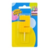 Свеча -цифра "2" Конструктор