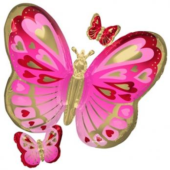 Шар фигура "Бабочки сердца"
