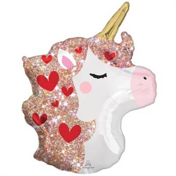 Шар фигура "Единорог Искры Сердца"