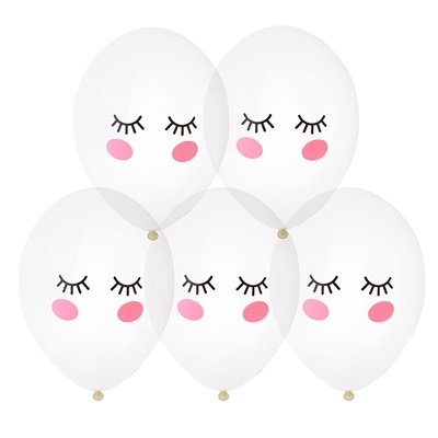 Шары латекс "Щечки Реснички"