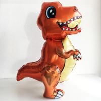 Шар Динозавр Тиранозавр малыш оранжевый