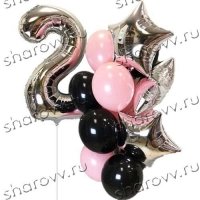 Сет из шариков "Розовый День Рождения"