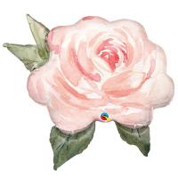 Шар фигура "Роза акварель"