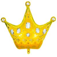 Шар фигура "Корона золотая с алмазами"