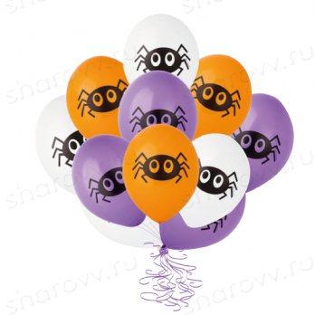 Шары латекс "Паук с глазами" Шары латекс "Паук с глазами"