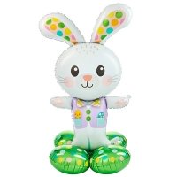 Шарик фигура "Заяц на подставке"