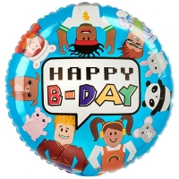 Шар круг "Виртуальный мир"