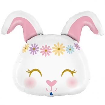 Шар фигура "Голова Зайки"