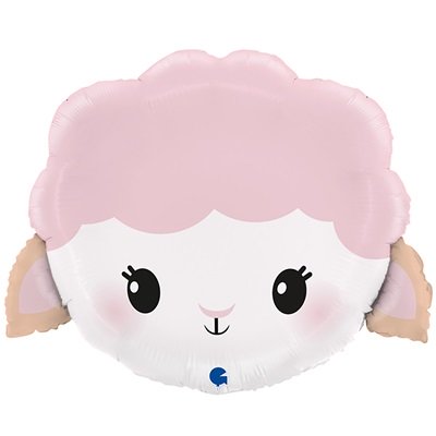 Шар фигура "Голова овечки"