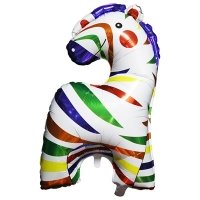 Шар фигура "Зебра разноцветная"
