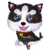 Шар фигура "Собака Хаски"
