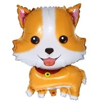 Шар фигура "Собака Корги"