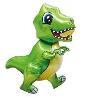 Шар фигура "Динозавр Тираннозавр зеленый"