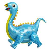 Шар фигура "Динозавр Стегозавр голубой"