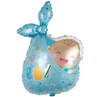 Шар фигура "Малыш мальчик в пеленке"