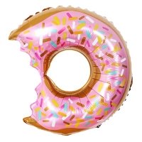Шар фигура "Пончик надкусанный"