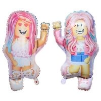 Шар фигура "Блоки Персонаж Девочка"