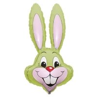 Шар фигура "Кролик салатовый"