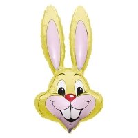 Шар фигура "Кролик желтый"
