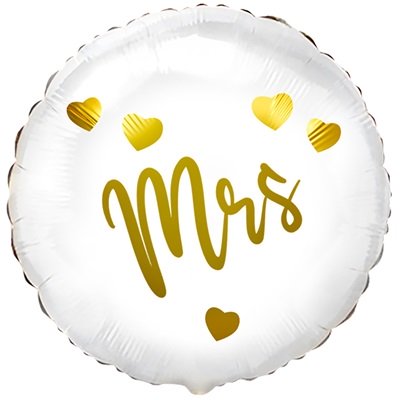 Шар круг "MRS Миссис"