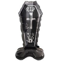 Шар на подставке "Гроб черный"