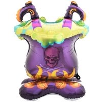 Шар на подставке "Котелок ведьмы фиолетовый"