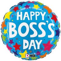 Шар круг "Happy Boss's Day"