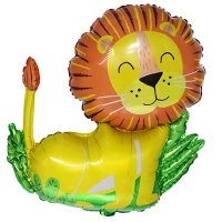 Шар фигура "Лев в джунглях"