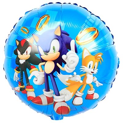 Шар круг "Ежик аниме и друзья"