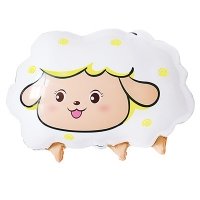 Шар фигура "Овечка белая"